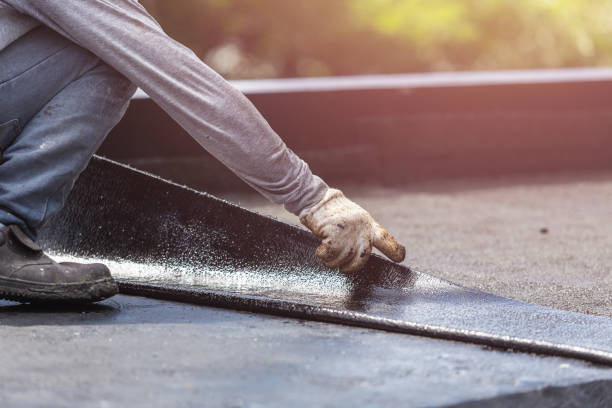 Professional Waterproofing technician working in Port Byron, IL